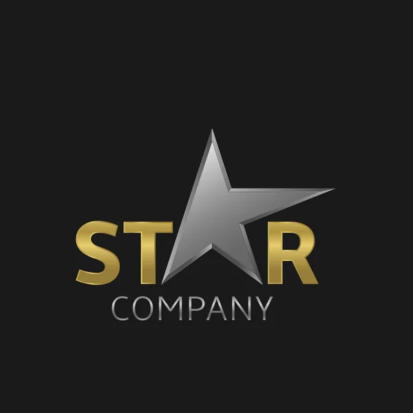 Star logo aziendale — Vettoriale Stock