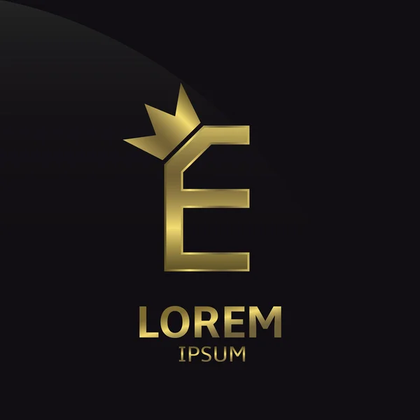 Letter E logo — Stock Vector