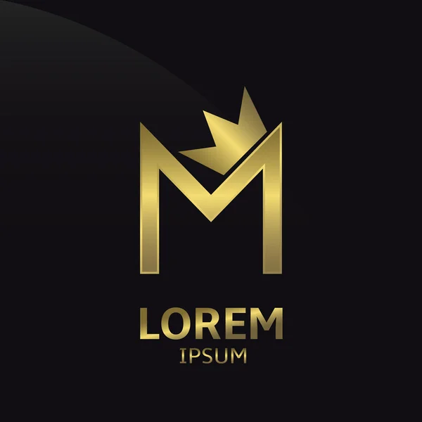 Letter m-logo — Stockvector