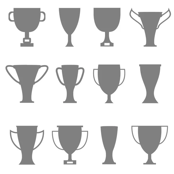 Sada ikon trofej — Stockový vektor