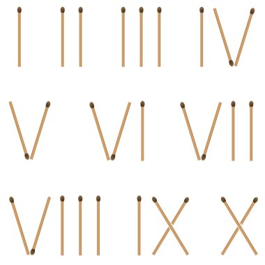 Illustration of Roman numerals