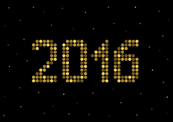 Feliz año nuevo 2016 — Vector de stock