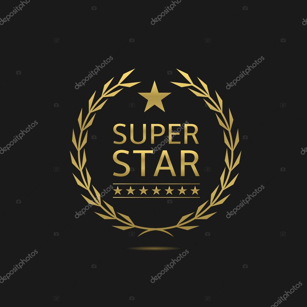 Super star badge Stock Vector by ?�mishabokovan 94695350