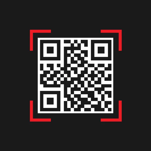 Código qr simple — Archivo Imágenes Vectoriales