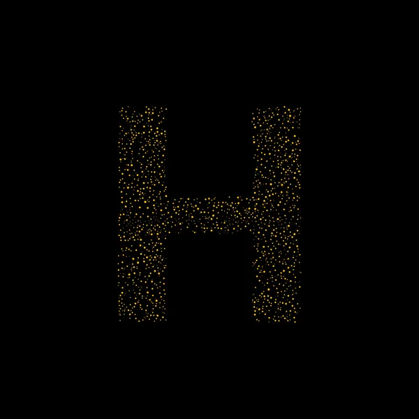Písmeno kouzlo H — Stockový vektor