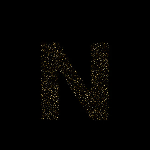 Magie N lettre — Image vectorielle