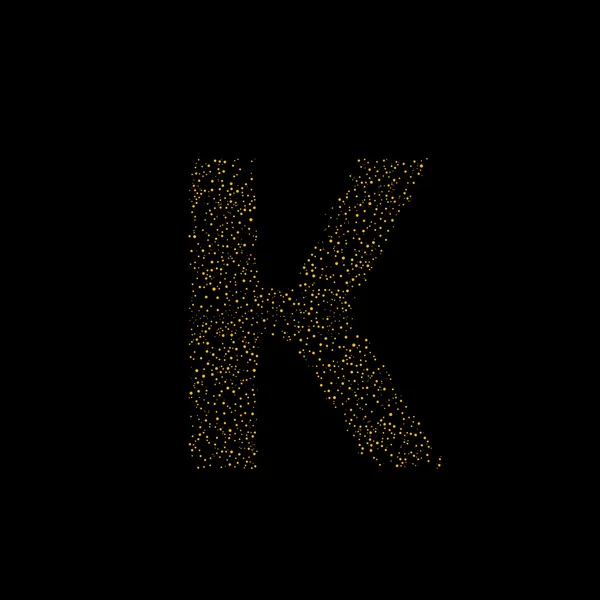 Lettre magique K — Image vectorielle