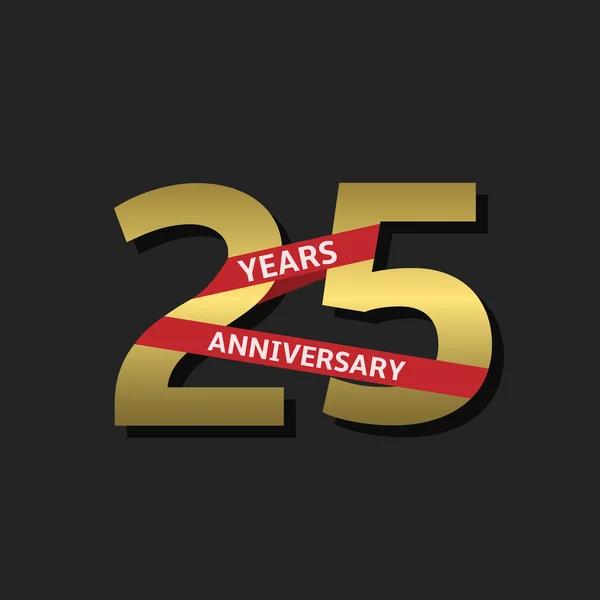 25 Years anniversary — Stock Vector