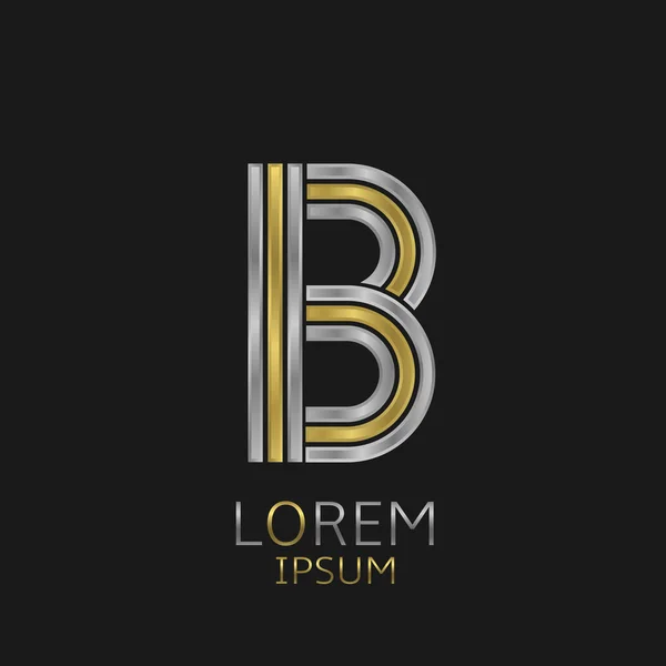 Letra B logo — Archivo Imágenes Vectoriales
