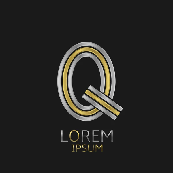 Letra Q logo — Vector de stock