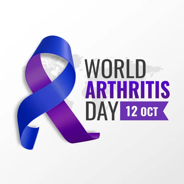 Ilustración Vectorial Del Día Mundial Artritis — Vector de stock