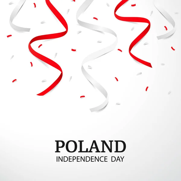Vektorová Ilustrace Polského Dne Nezávislosti — Stockový vektor