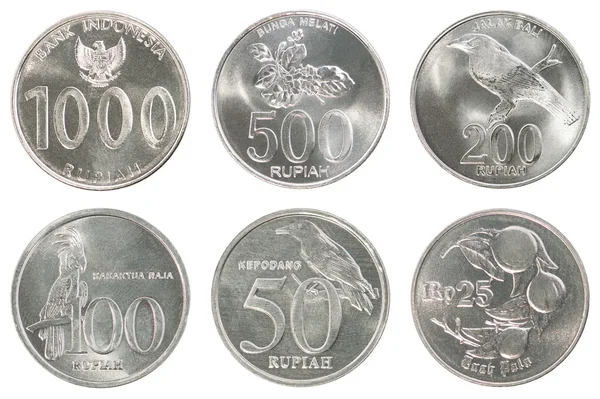 Juego de monedas Indonesia — Foto de Stock