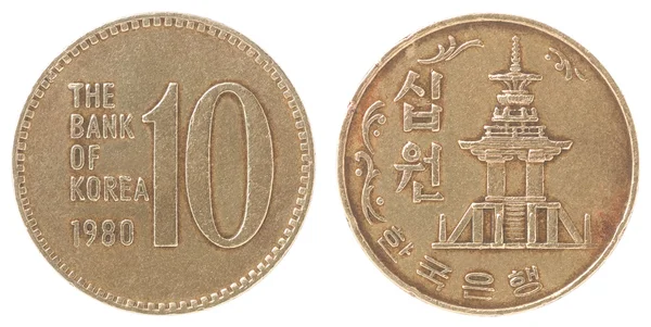 Corea juego de monedas — Foto de Stock