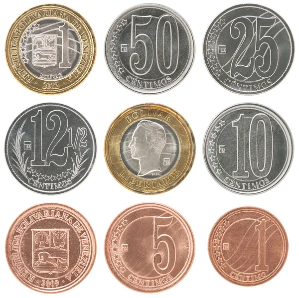 Venezuela coin set — Stockfoto