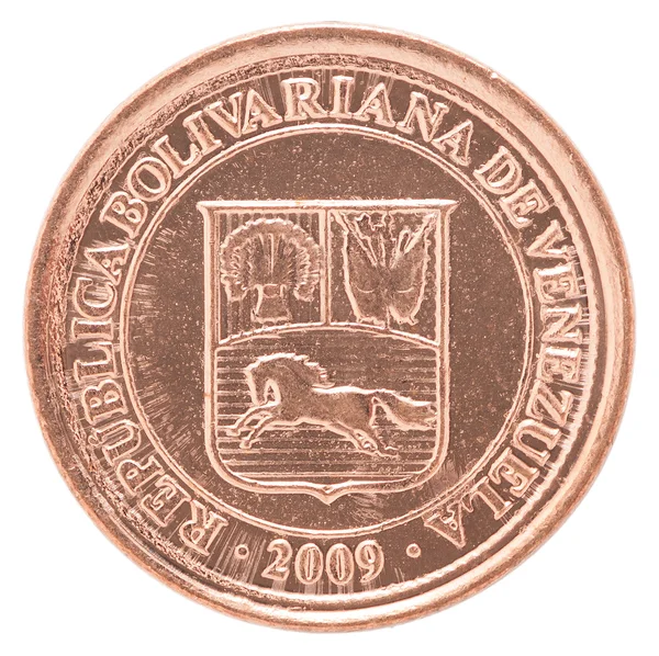 Venezuela centimos coin — Stock Photo, Image