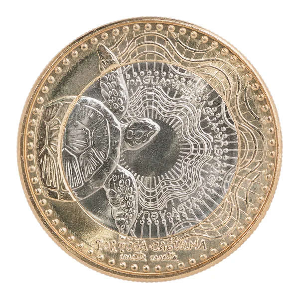 哥伦比亚比索硬币 — 图库照片