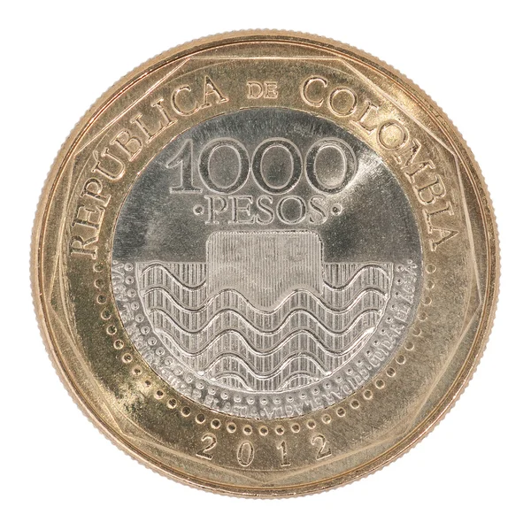 コロンビア ペソのコイン — ストック写真