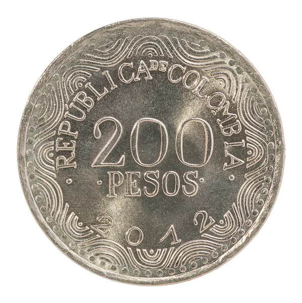 Moneta Colombia pesos — Foto Stock