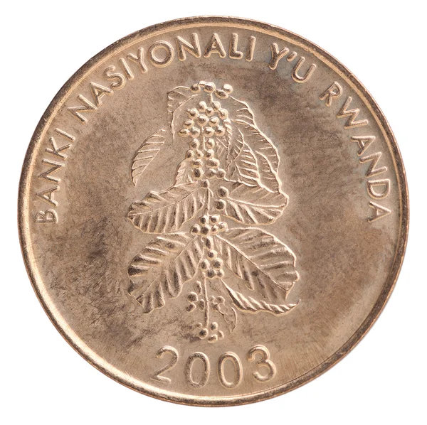 Rwanda franc mince — Stock fotografie