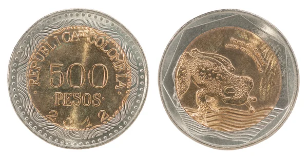 Colombia pesos coin set — Stock Photo, Image