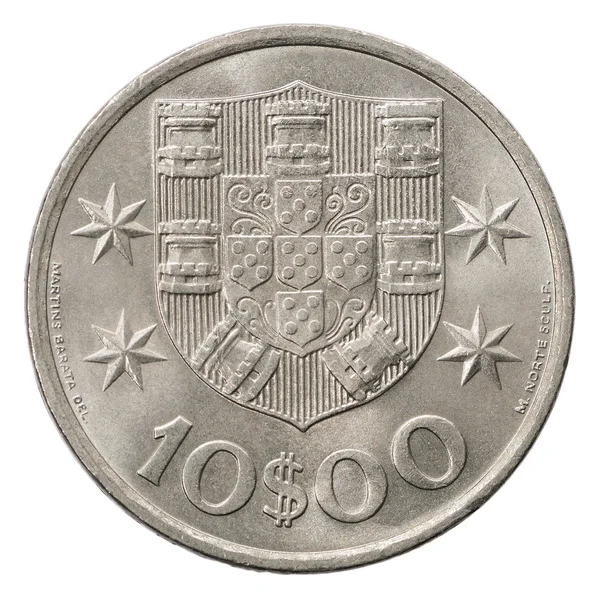 10. Portugiesischer Escudo — Stockfoto