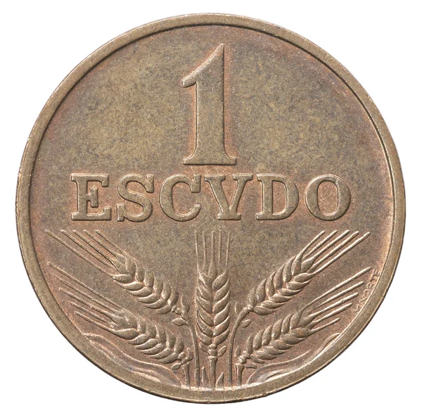 Old Portuguese escudo — Stock Photo, Image