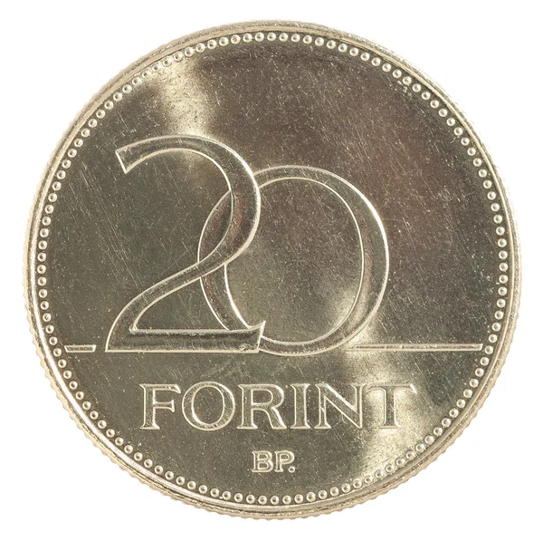 20 Hungarian forint coin — Stock Photo, Image