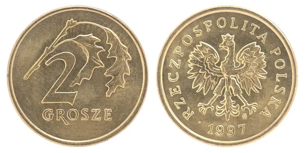 Πολωνικά κέρματα groszy — Φωτογραφία Αρχείου