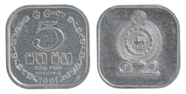 Шрі-Ланка цент монети — стокове фото