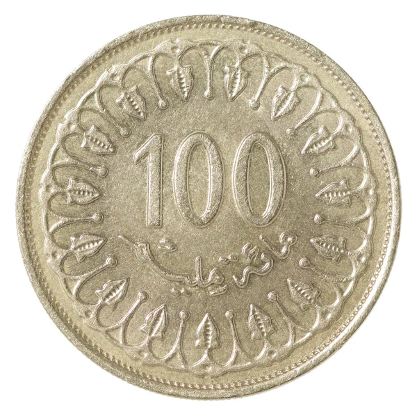 Tunisian old coin — Stock Photo, Image