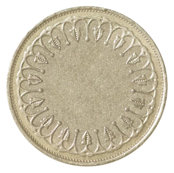 Moneda de bronce en blanco — Foto de Stock