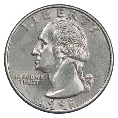 çeyrek dolar para