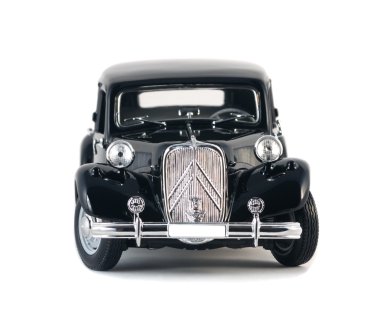Siyah vintage retro araba