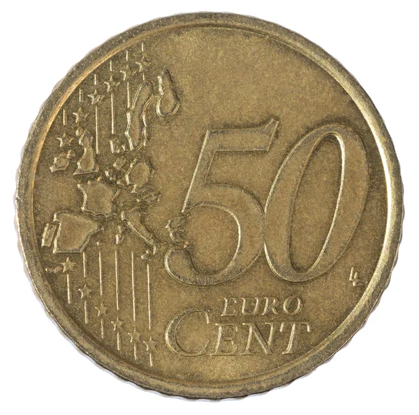 Fifty euro cents — Stock Photo, Image