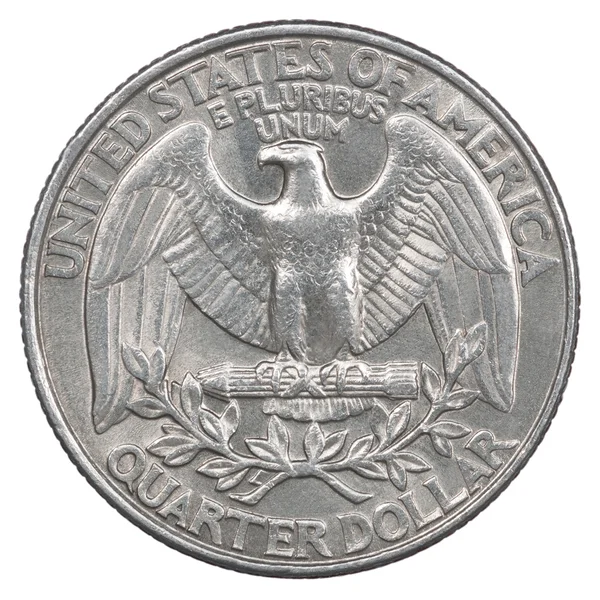 Moneda de un cuarto de dólar —  Fotos de Stock