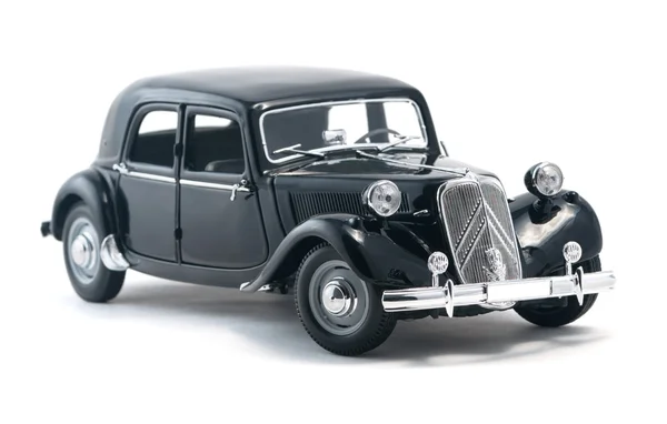 Black vintage retro car — Stock Photo, Image