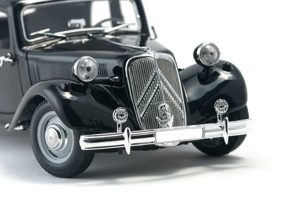 Black vintage retro car — Stock Photo, Image