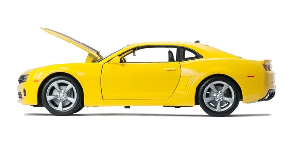 New yellow model Chevrolet Camaro sports — Stock Photo, Image