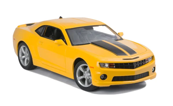 New yellow model sport car — Stock Photo, Image