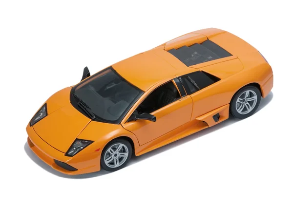 Modelo de brinquedo colecionável Lamborghini vista superior — Fotografia de Stock