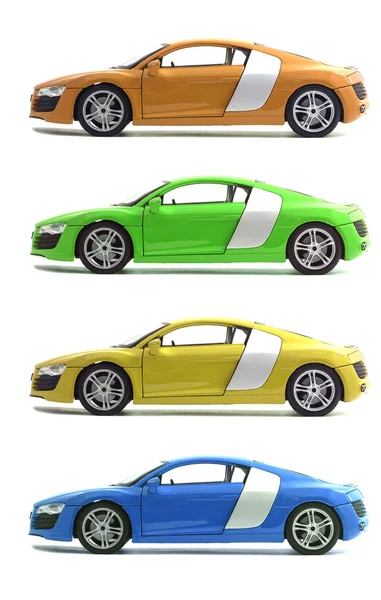 Set cars Audi R8 Royalty Free Stock Photos