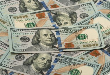 birçok yüz dolar faturaları