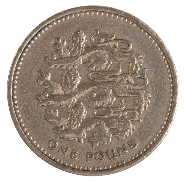 Фунт монета — стокове фото