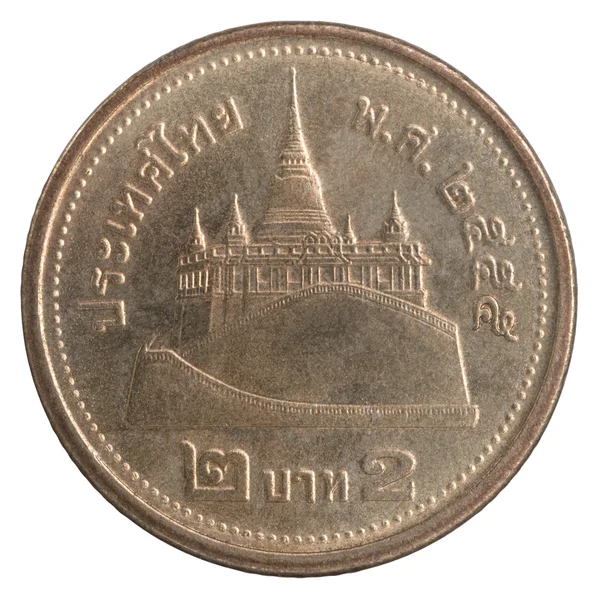 Moneda tailandesa baht — Foto de Stock