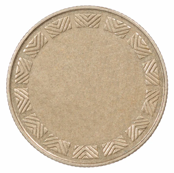 Moneda de bronce en blanco —  Fotos de Stock