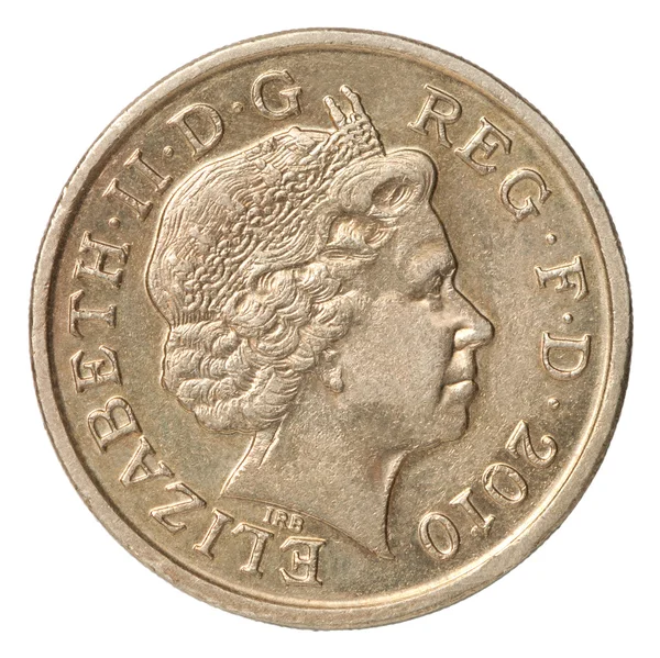 British pound coin — Stock Photo, Image