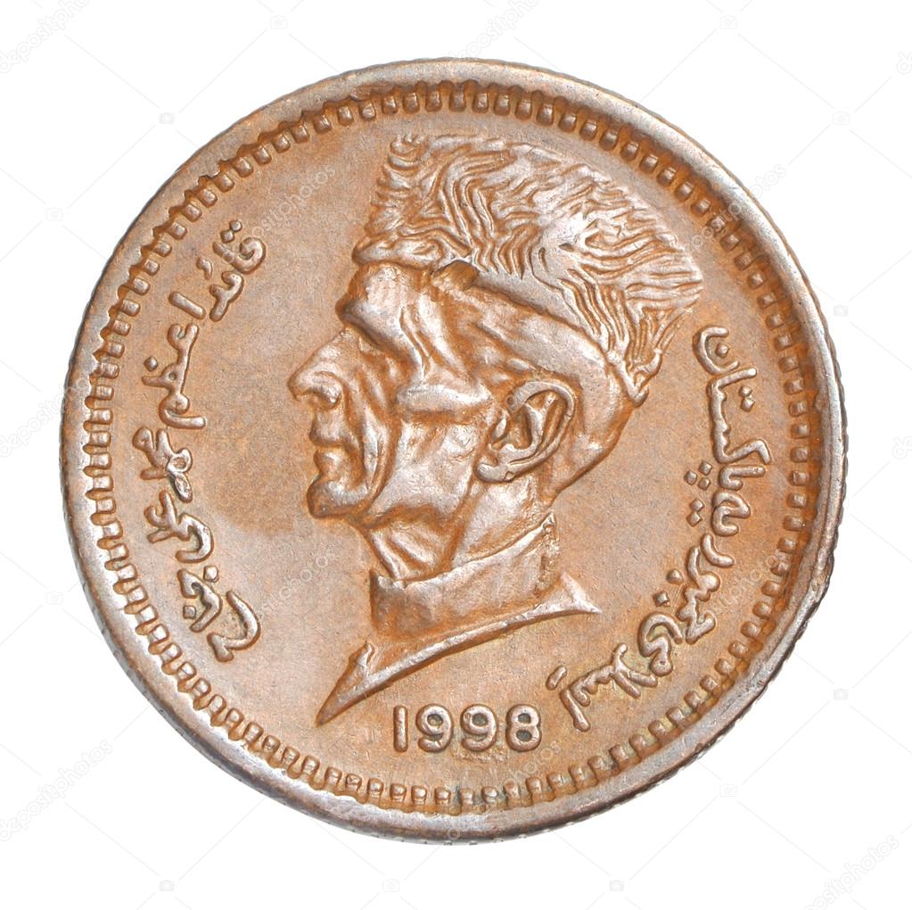 Pakistani rupees coin