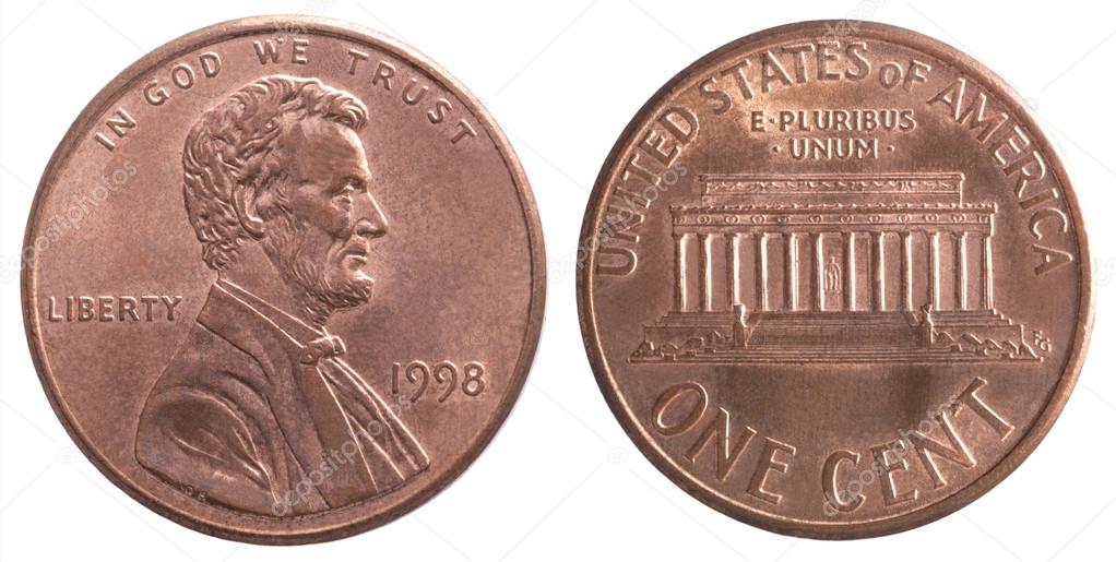 American one cent coin
