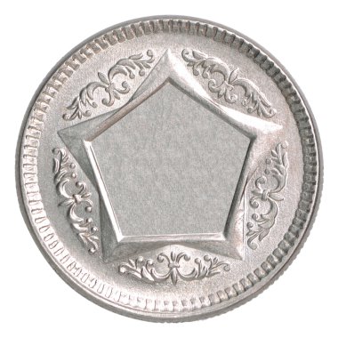 boş gümüş sikke